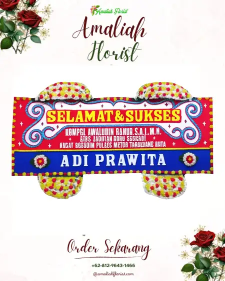 Papan Bunga Ucapan Selamat Landasan Ulin
